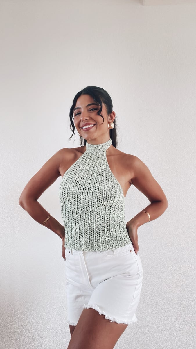 Pattern: Rio Halter Top | Crochet and Knit Digital Patterns.