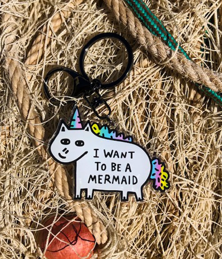 Image of Mermaid Keyring 