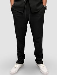 Image 1 of Pant Gaufré Black