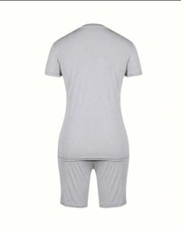 Image 3 of Causal comfort two piece (light grey)