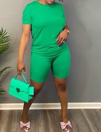 Image 1 of Casual comfort two piece (green)