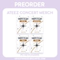[PREORDER] ATEEZ Concert Merch - PC Keychain