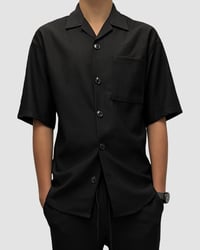 Image 1 of Chemise Set Gaufré Black