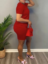 Image 2 of Casual Comfort Two Piece (red)