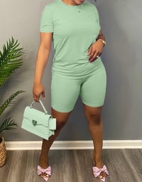 Image 2 of Casual Comfort Two Piece (mint green)