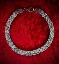 Image 5 of Viper Pattern Chain Maille Necklace