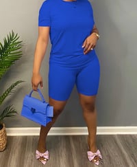 Image 1 of Casual Comfort Two Piece (royal blue)