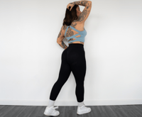 Image 3 of UPerform Elevate Cross Back Bra- Blue