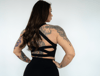UPerform Elevate Cross Back Bra- Black