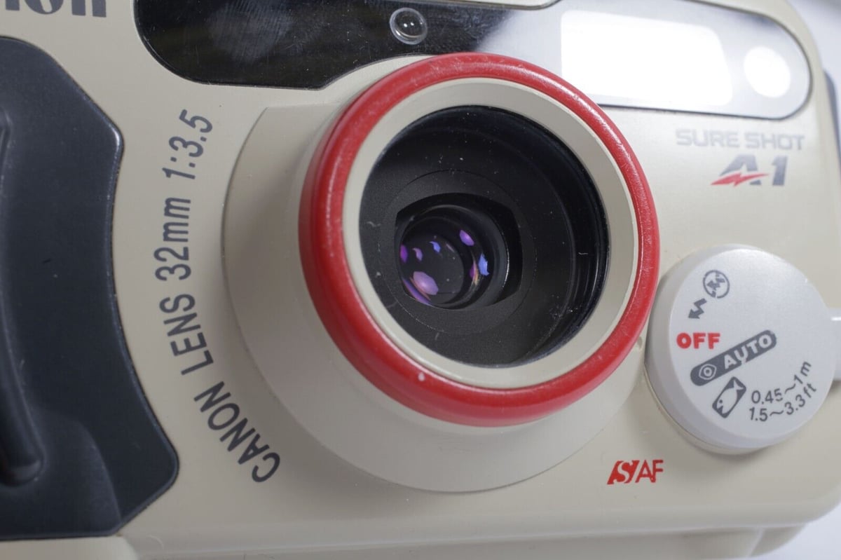 Canon Sure Shot A1 underwater 35mm camera with 32mm lens