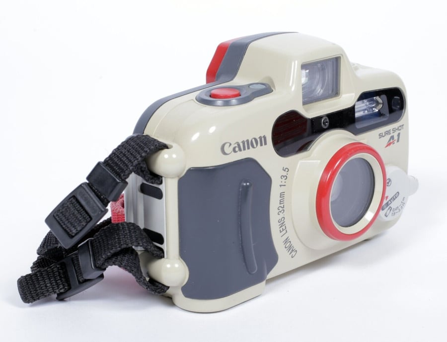 Image of Canon Sure Shot A1 underwater 35mm camera with 32mm F3.5 lens