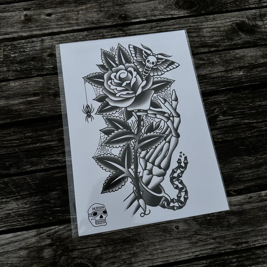 Image of Black rose