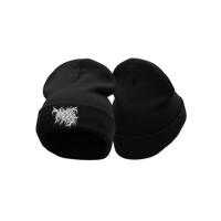 B/W brand logo beanie 