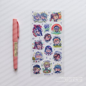 Image of [HSR] Penacony Clear Sticker Sheet