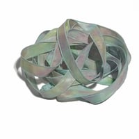 Image 5 of 1PC.  BREATHLESS  42" Hand dyed finished edge Habotai silk ribbon