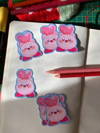 Image 2 of Kirby Holographic Sticker