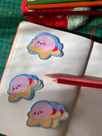 Image 3 of Kirby Holographic Sticker