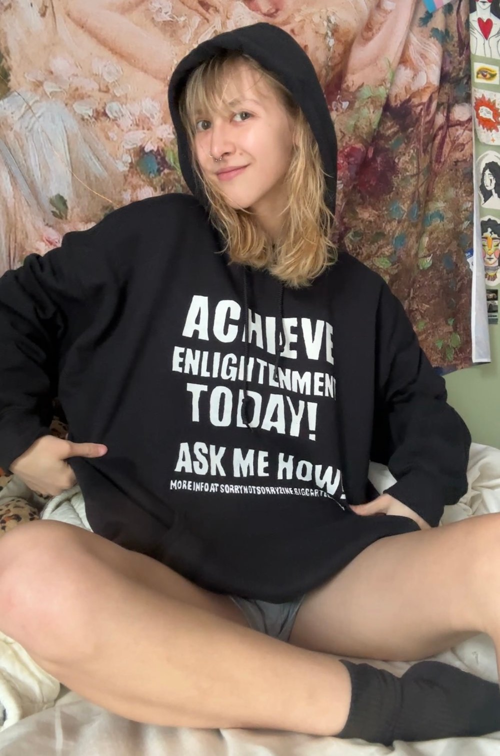 ACHIEVE ENLIGHTENMENT TODAY (HOODIE)