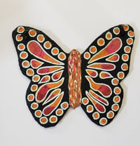 Image 1 of Hand Painted Slate Butterfly SOLD