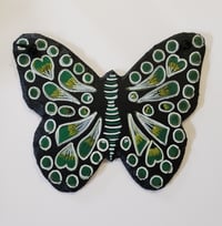 Image 1 of Hand Painted  Slate Butterfly