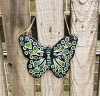 Image 2 of Hand Painted  Slate Butterfly