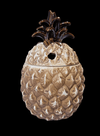 Image 3 of Vintage Mark Thomas' Outrigger Lidded Pineapple Mug FREE SHIPPING