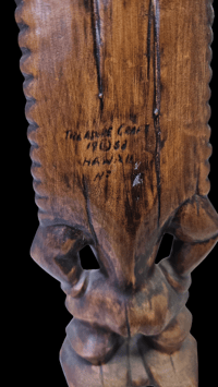 Image 3 of Vintage Treasure Craft Ceramic Tiki FREE SHIPPING