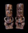 Vintage Salt & Pepper Shakers Pub Tiki Philadelphia FREE SHIPPING