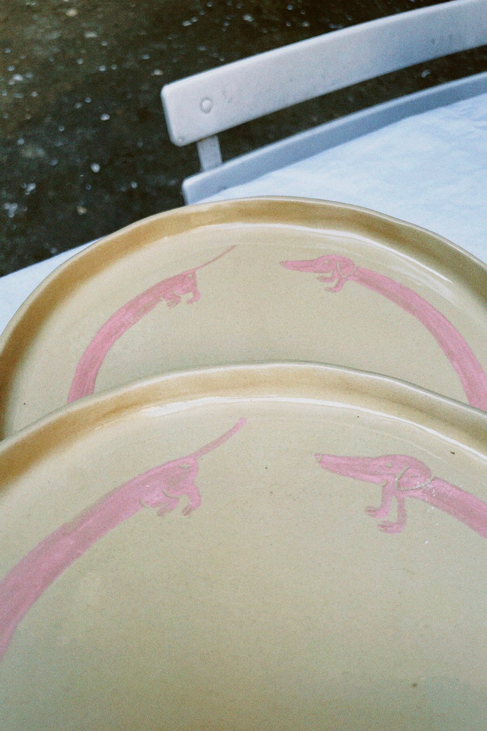 Image of Sausage dog plate