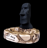 Image 2 of Vintage Aku Aku Las Vegas Ashtray FREE SHIPPING