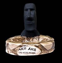 Image 1 of Vintage Aku Aku Las Vegas Ashtray FREE SHIPPING
