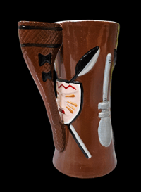 Image 3 of Vintage Steve Crane War Club/Mask Mug FREE SHIPPING