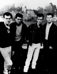 Image 2 of Custom The Smiths Bela Canvas Black tee 