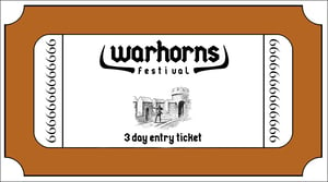 Image of Warhorns 2024 Festival 3 Day Entry Ticket