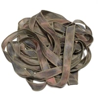 Image 5 of 1PC. COUNTRY ROADS  42" Hand dyed finished edge Habotai silk ribbon