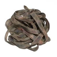Image 7 of 1PC. COUNTRY ROADS  42" Hand dyed finished edge Habotai silk ribbon