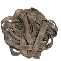 Image 8 of 1PC. COUNTRY ROADS  42" Hand dyed finished edge Habotai silk ribbon