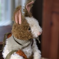 Image 1 of Dutch ~ A backpacking bunny ~ Original Work ~ 13.5"