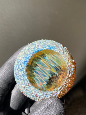 Image of Double sided fume geode marble