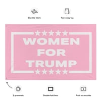 Image 3 of Women For Trump Cotten Candy Pink - Flag from PatriotsCo.com