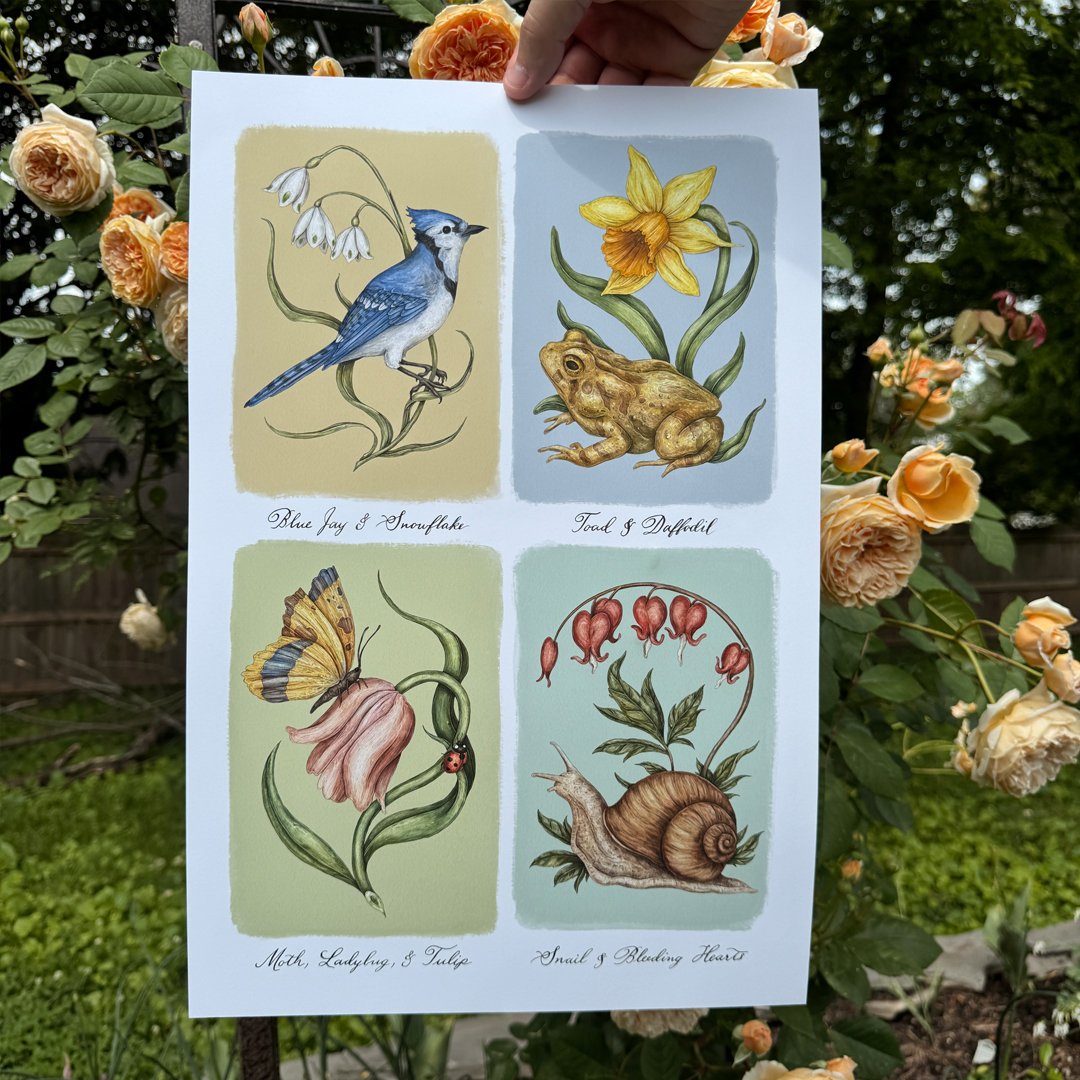 Image of Garden Friends Prints