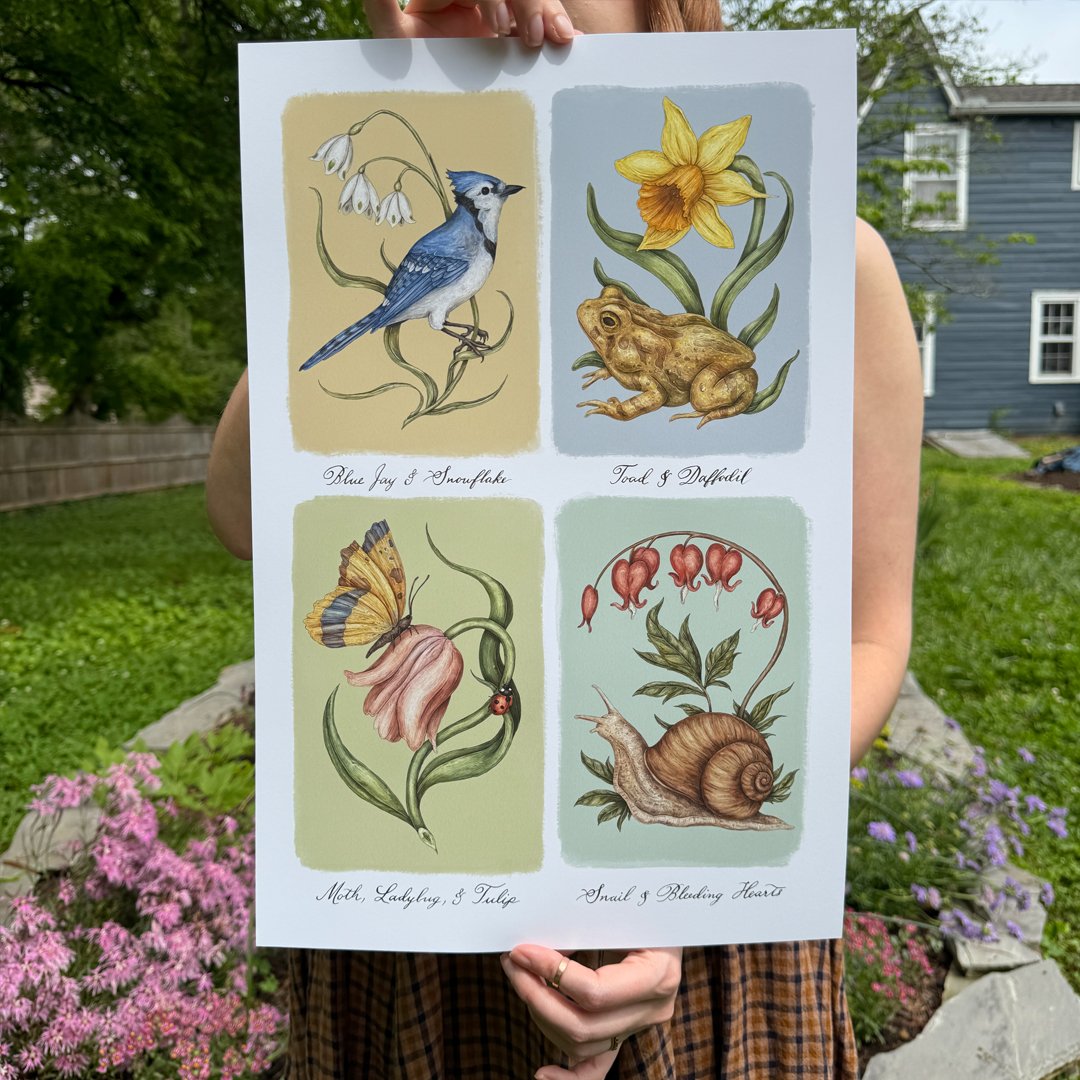 Image of Garden Friends Prints