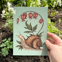 Image 4 of Gold Foil Garden Friends Postcards