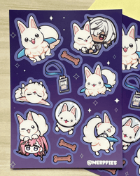 Image 1 of Honkai Star Rail Peppy Sticker Sheet