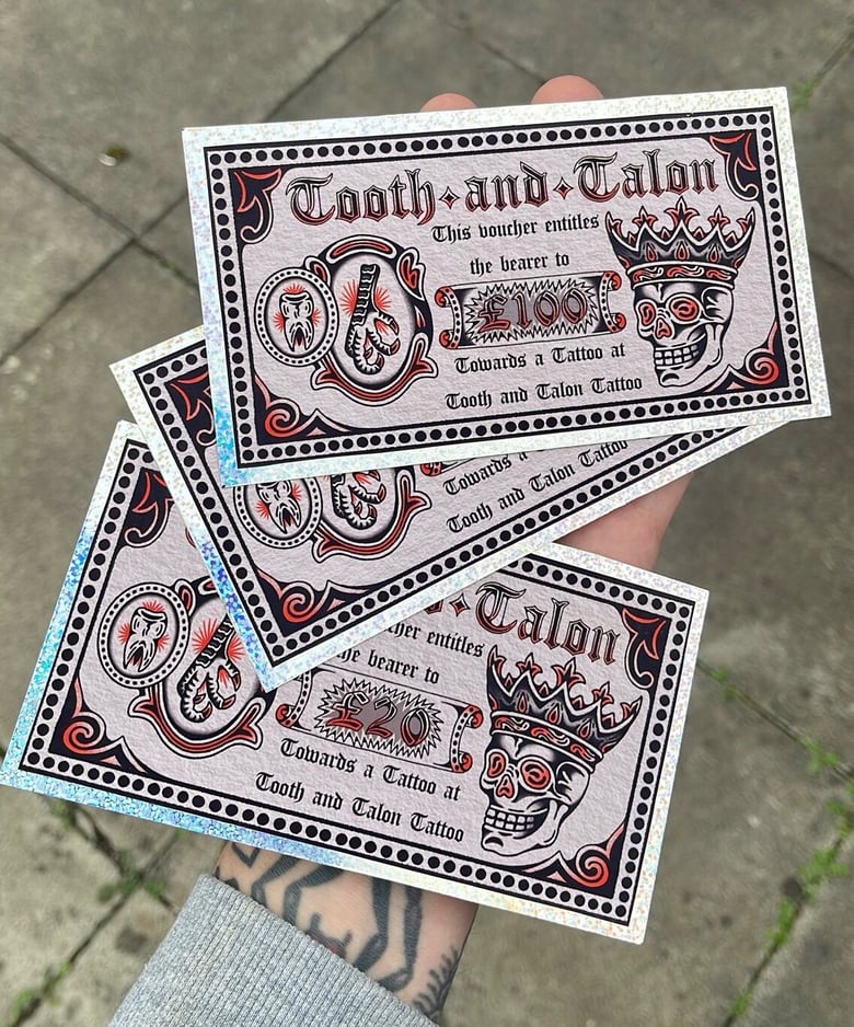 Image of Tattoo vouchers