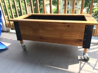 Image 2 of Planter Box With Caster Wheels 