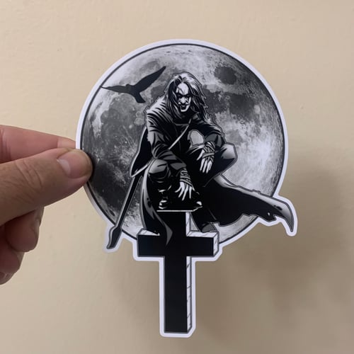 Image of Eric Draven (Sticker) by Jordan Noir