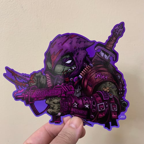 Image of The Last Ronin (Sticker) by CyberNosferatu