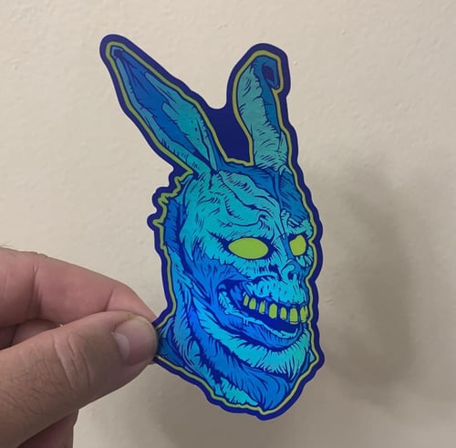 Image of Frank The Rabbit (Sticker) by Deathstyle