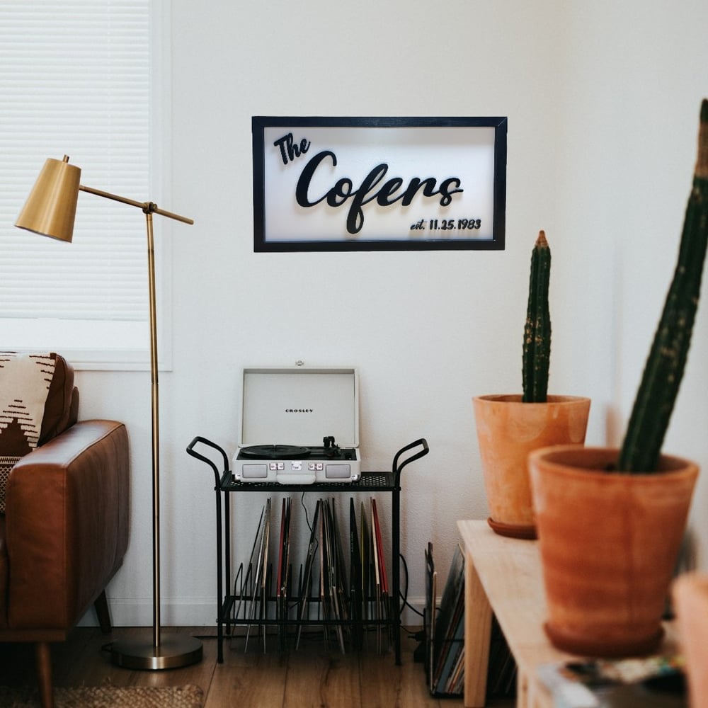 Image of Family Name Sign 